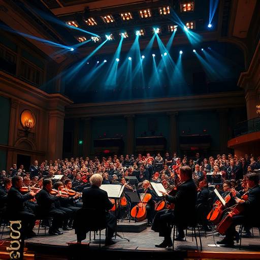Fotografia dell'Orchestra Sinfonica di Roma durante il concerto